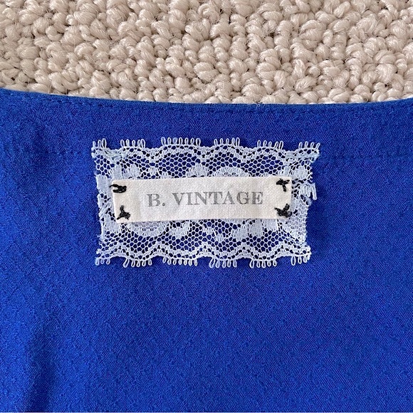 JOURNAL STANDARD🇯🇵 B.VINTAGE Rayon V-Neck Top - Picture 5 of 8